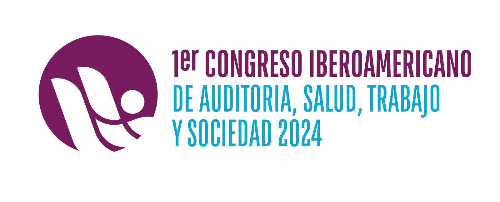 Logo del 1er Congreso Iberoamericano de Auditoría, Salud, Trabajo y Sociedad 2024